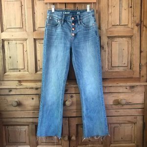 J. Crew Women's Classic Blue Boot Cut Jeans